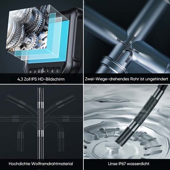 Saker Zwei-Wege-artikulierendes Endoskop