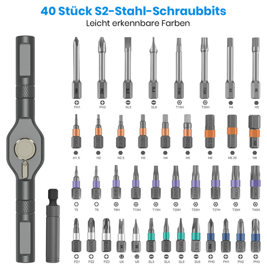 Saker 42 in 1 Magnet-Schraubendreher-Set