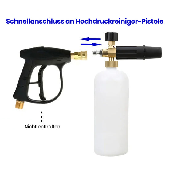 Verbessern Sie Ihr Autowascherlebnis - SAKER® Schaumkanone mit Doppelanschluss