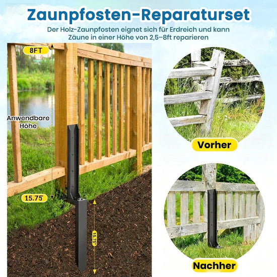 Saker Zaunpfosten-Reparaturset (2 Stück)
