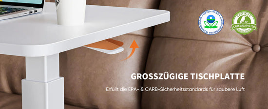 Saker Versteckte Rollen Verstellbarer Nachttisch