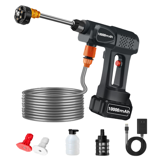 6-in-1-Sprühdüse Autowaschwasserpistole