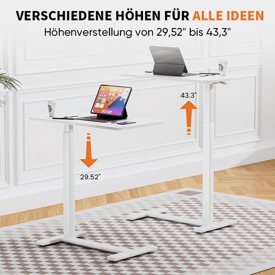 Saker Versteckte Rollen Verstellbarer Nachttisch