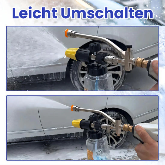 Verbessern Sie Ihr Autowascherlebnis - SAKER® Schaumkanone mit Doppelanschluss