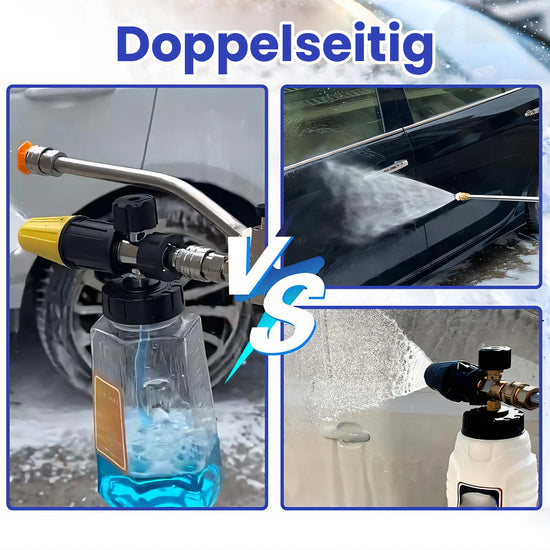 Verbessern Sie Ihr Autowascherlebnis - SAKER® Schaumkanone mit Doppelanschluss