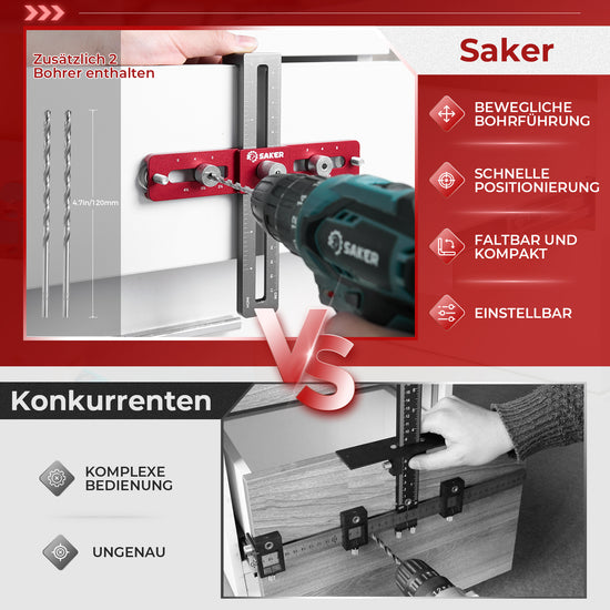 Saker Cabinet Hardware Dübelvorrichtung