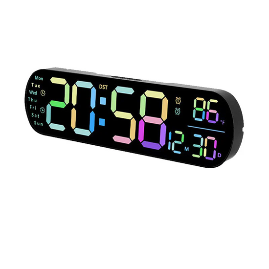 Saker Mehrzweck LED-Anzeigen-Uhr