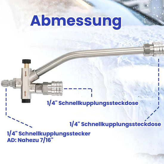 Verbessern Sie Ihr Autowascherlebnis - SAKER® Schaumkanone mit Doppelanschluss