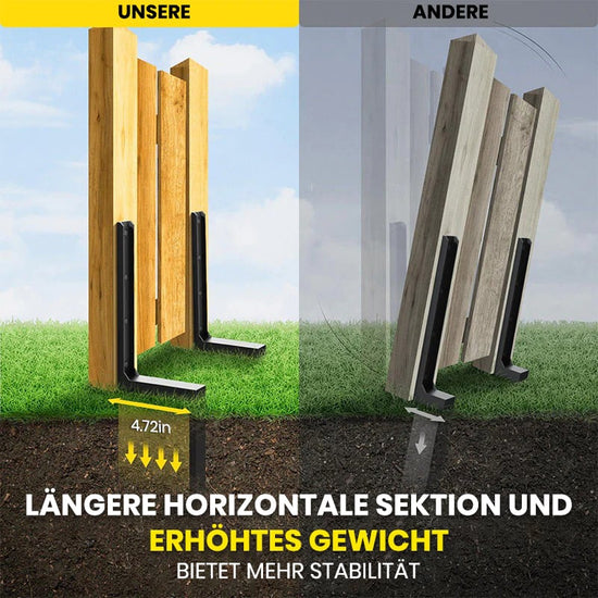 Saker Zaunpfosten-Reparaturset (2 Stück)