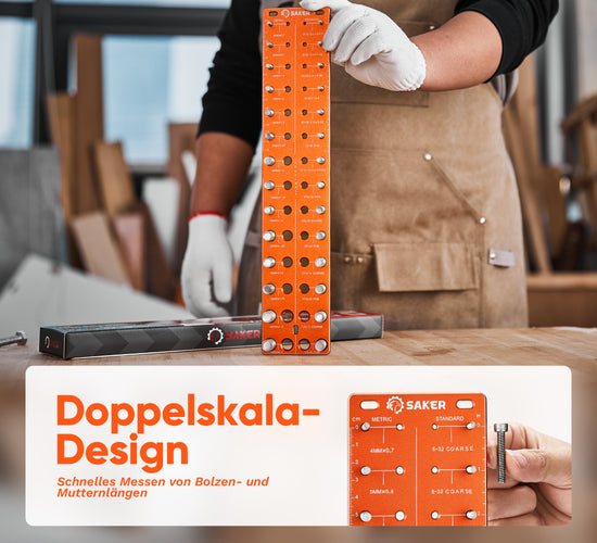 SAKER® Gewindeprüfer für Schrauben und Muttern