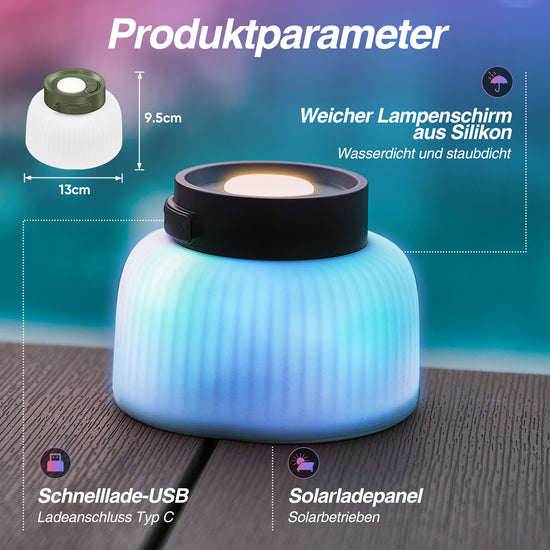 SAKER® Multifarbiges Camping Lichtband