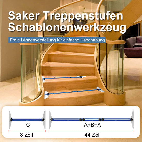 Saker Treppenstufen Schablonenwerkzeug
