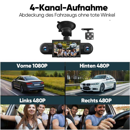 Saker 4-Kanal-FHD-Dashcam