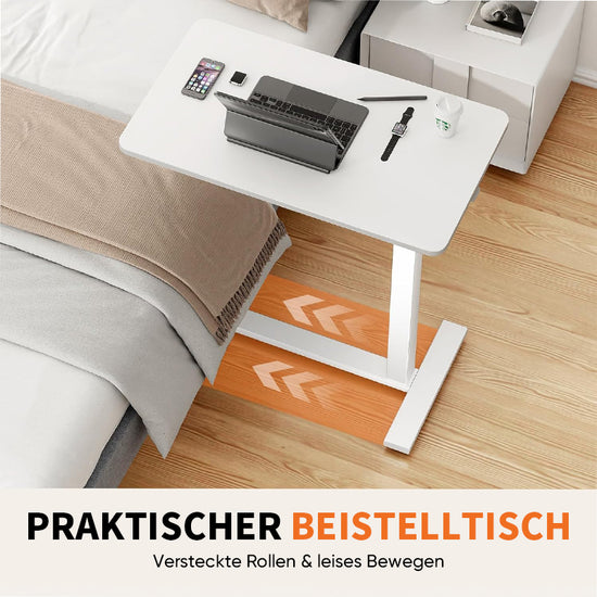 Saker Versteckte Rollen Verstellbarer Nachttisch