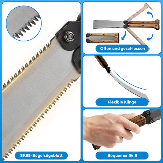 SAKER® Tragbare Klappbare Doppelseitige Säge