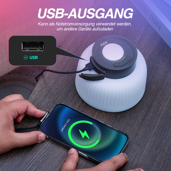 SAKER® Multifarbiges Camping Lichtband