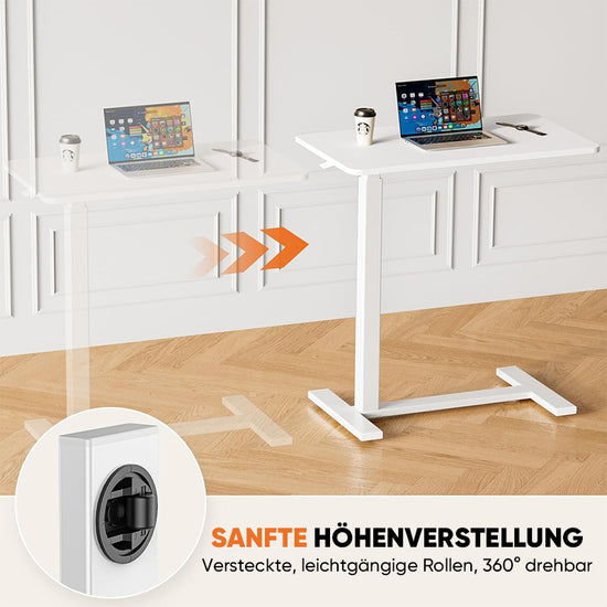 Saker Versteckte Rollen Verstellbarer Nachttisch