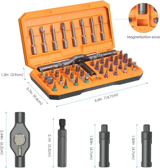 Saker 42 in 1 Magnet-Schraubendreher-Set