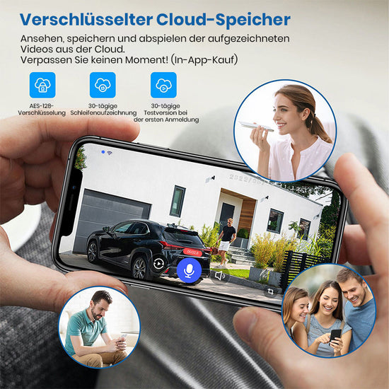 Saker 1080P Drahtlose Sicherheitskamera