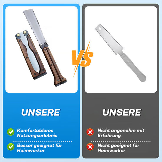 SAKER® Tragbare Klappbare Doppelseitige Säge