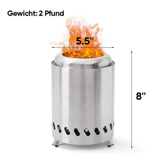 Tragbare rauchfreie Tischfeuerstelle