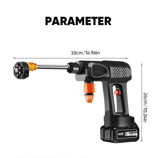 6-in-1-Sprühdüse Autowaschwasserpistole