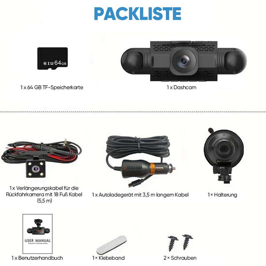 Saker 4-Kanal-FHD-Dashcam