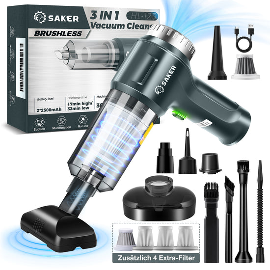 Saker 3-in-1 Staubsauger mit Desinfektionsfunktion