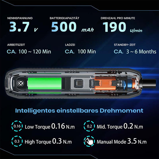Saker 180-in-1 Präzisions-Elektroschraubendreher-Set