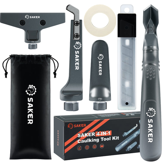 Saker 4-in-1 Aluminium Silikonentferner Set