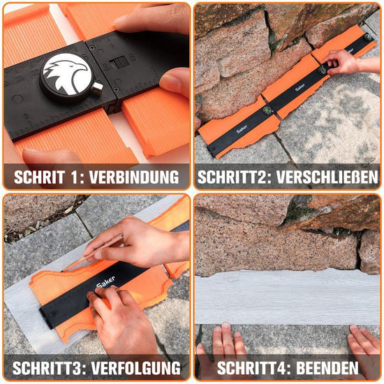 Saker 25CM Anschließbare Konturenlehre