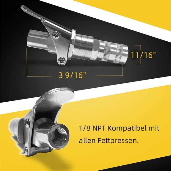 Größe von Saker Mundstück Fettpresse