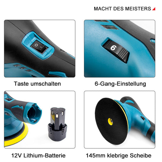 Vorteilen von Saker 12V akkupoliermaschine