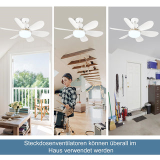 Saker Deckenventilator mit Licht