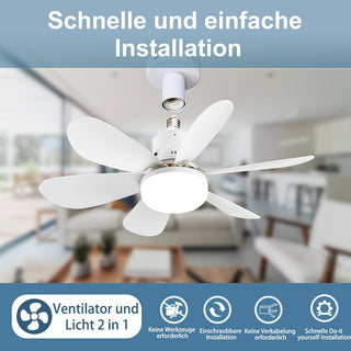 Saker Deckenventilator mit Licht