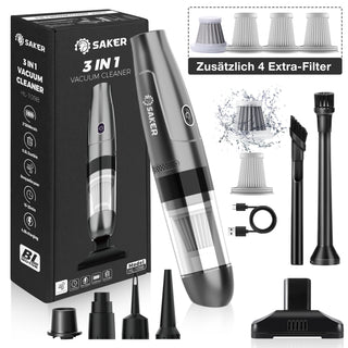 Saker 3-in-1 Tragbarer Staubsauger