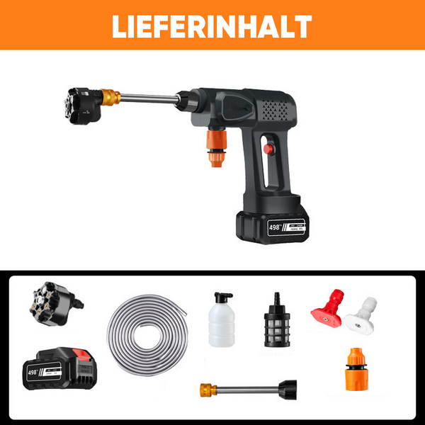 Saker® 6-in-1-Sprühdüse Autowaschwasserpistole