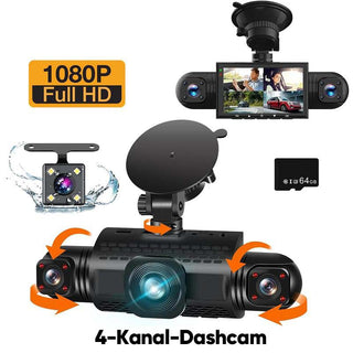 Saker 4-Kanal-FHD-Dashcam