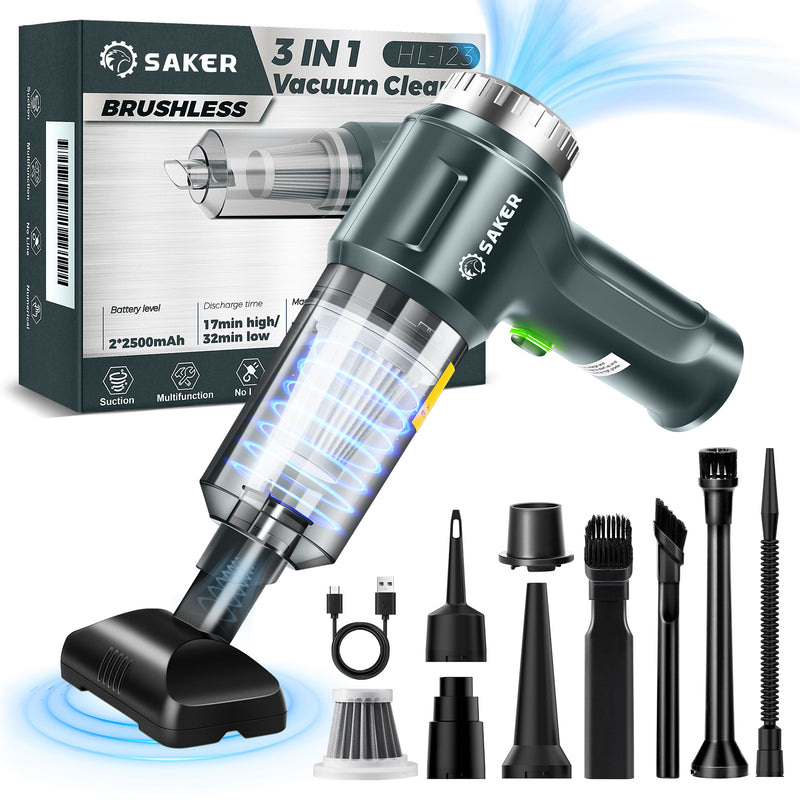 Saker 3-in-1 Staubsauger mit Desinfektionsfunktion