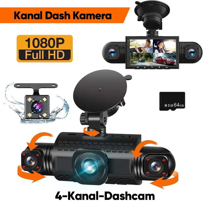 Saker 4-Kanal-FHD-Dashcam