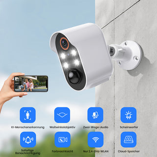 Saker 1080P Drahtlose Sicherheitskamera