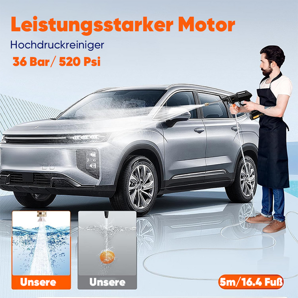 Saker® 6-in-1-Sprühdüse Autowaschwasserpistole