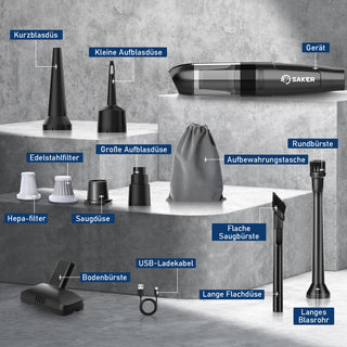 Saker 3-in-1 Tragbarer Staubsauger