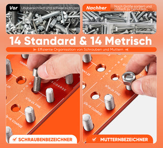 SAKER® Gewindeprüfer für Schrauben und Muttern