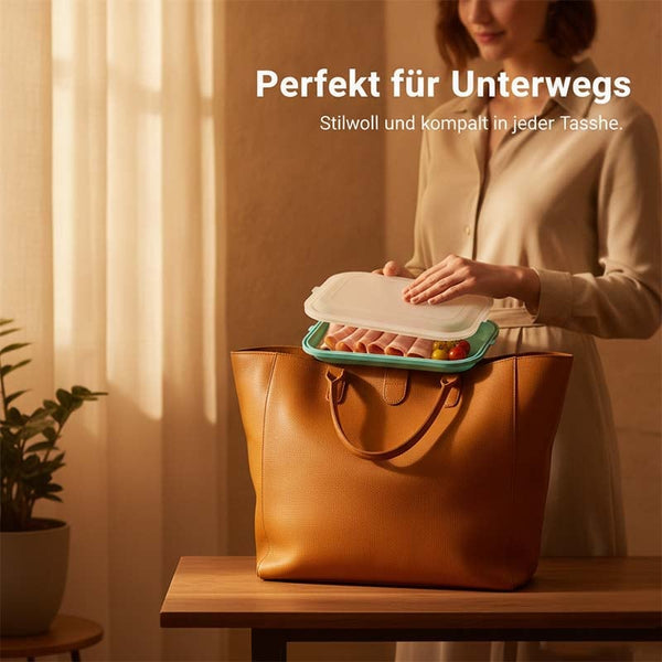 Silikon-Lunchbox mit Deckel
