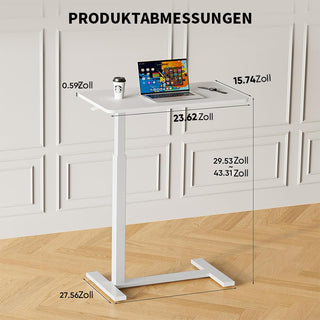 Saker Versteckte Rollen Verstellbarer Nachttisch