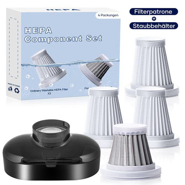 Saker 3-in-1 Verbesserter Kabelloser Mini-Handstaubsauger
