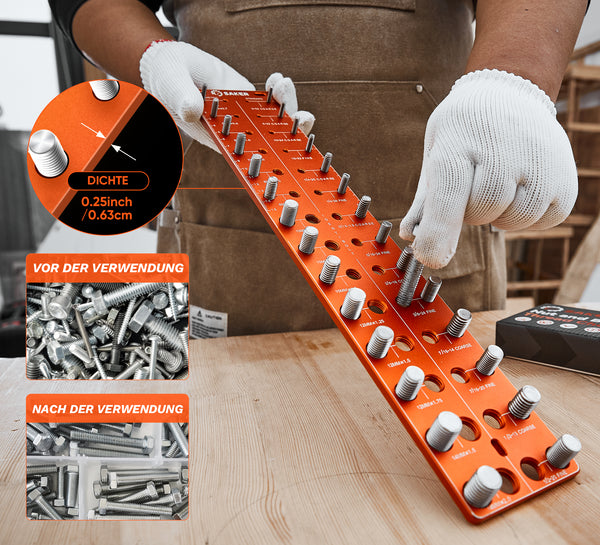 SAKER® Gewindeprüfer für Schrauben und Muttern