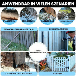 Saker Zaunpfosten-Reparaturset (2 Stück)