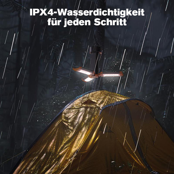 Saker Verbesserte tragbare Campingleuchte mit Halterung